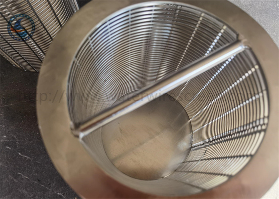 Slot V Ss 304 Wire Wrapped Screen Inner Filter Basket