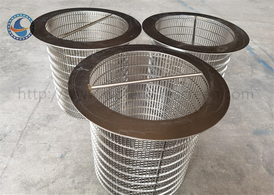 Slot V Ss 304 Wire Wrapped Screen Inner Filter Basket