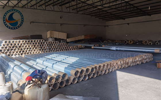 8-5/8" Water Well Screen Pipe Low Carbon Galvanized 1.0mm Slot Opening
