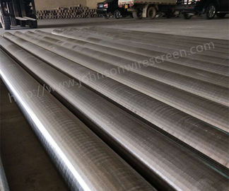 Stainless Steel Johnson V Wire Screen With Male / Female Threaded Couplings