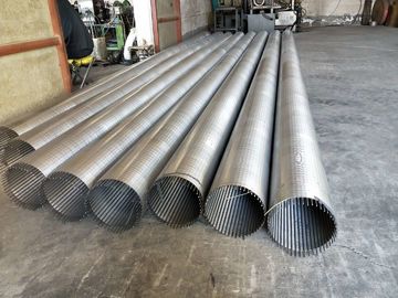 Stainless Steel Johnson V Wire Screen With Male / Female Threaded Couplings