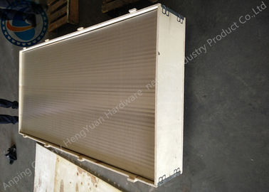 V Shape Wedge Wire Screen Panels For Mineral Processing Self Cleaning