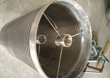 Special Specification Rotary Screen Drum Wedge Wire Slot Screen FIter For Dewatering Systems