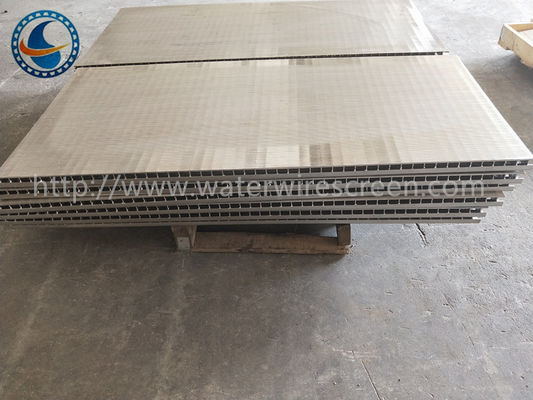 L500mm Stainless Steel Wedge Wire Screen Panels For Coal Washing Equipment