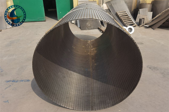 304 Ss Slotted Wedge Wire Screen Pipe For Mineral Aggregate Processing