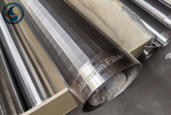 Stainless Steel Johnson Filter Welded Wedge Wire Screen Pipe