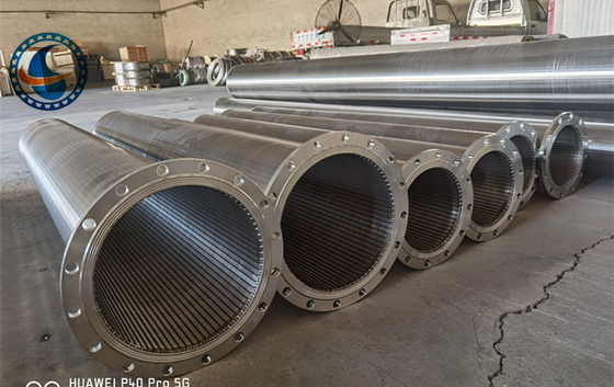 Dikey Kuyular için SS304 Kama Tel Ekran Profili Tel Ekran OD 325mm