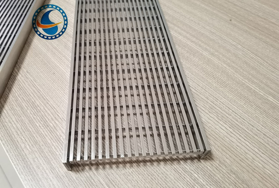 Zemin Drenaj Filtresi için Paslanmaz Çelik 316l Kama Tel Panel Ekranı