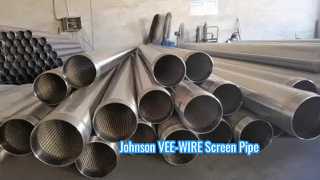 100 bar Paslanmaz Çelik Johnson VEE-WIRE Elek Borusu