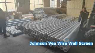 Johnson Vee Wire Düşük Karbonlu Galvanizli Kuyu Izgaraları